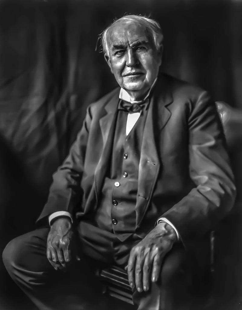 Thomas Edison and Nikola Tesla